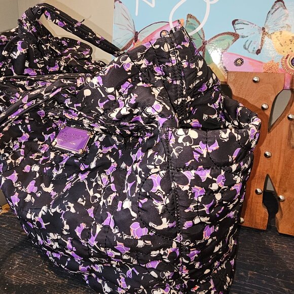 MARC by MARC JACOBS Nylon Black Floral Tote Bag *must have* - Picture 6 of 9